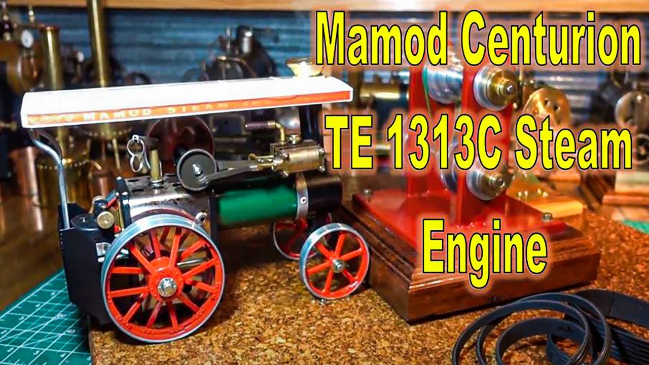 Mamod Centurion TE 1313C Model Toy Steam Engine running on live steam