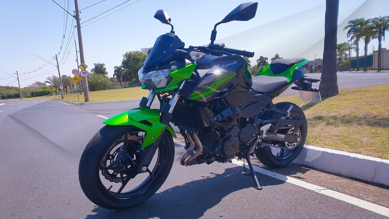 KAWASAKI Z400 - AVALIAÇÃO COMPLETA (Painel, Consumo, Ficha Técnica, Revisões e Preço)