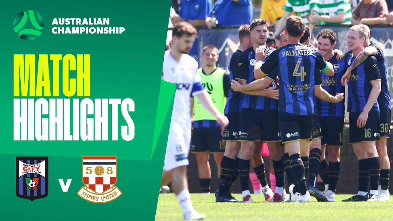 Bayswater City v Sydney United 58 | Highlights | 2025 Australian Championship Round 4