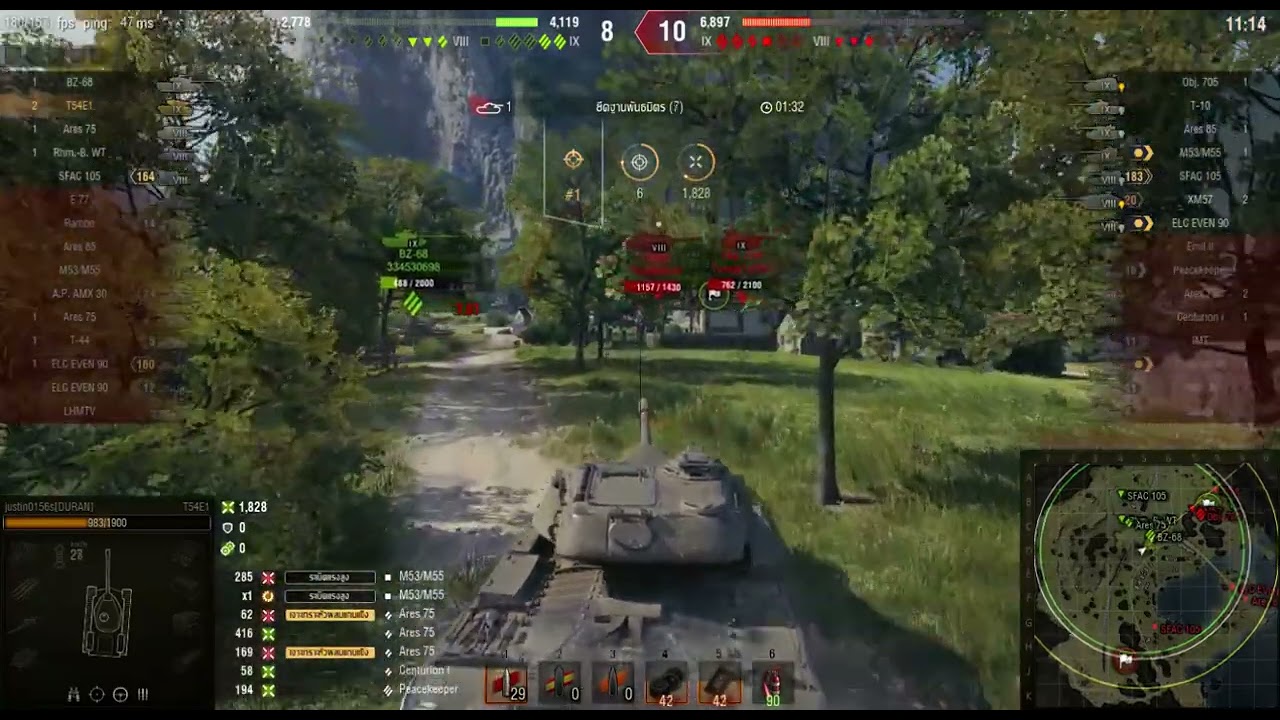 WOT Replay : T54E1 ชีวิตที่โคตรลำบาก