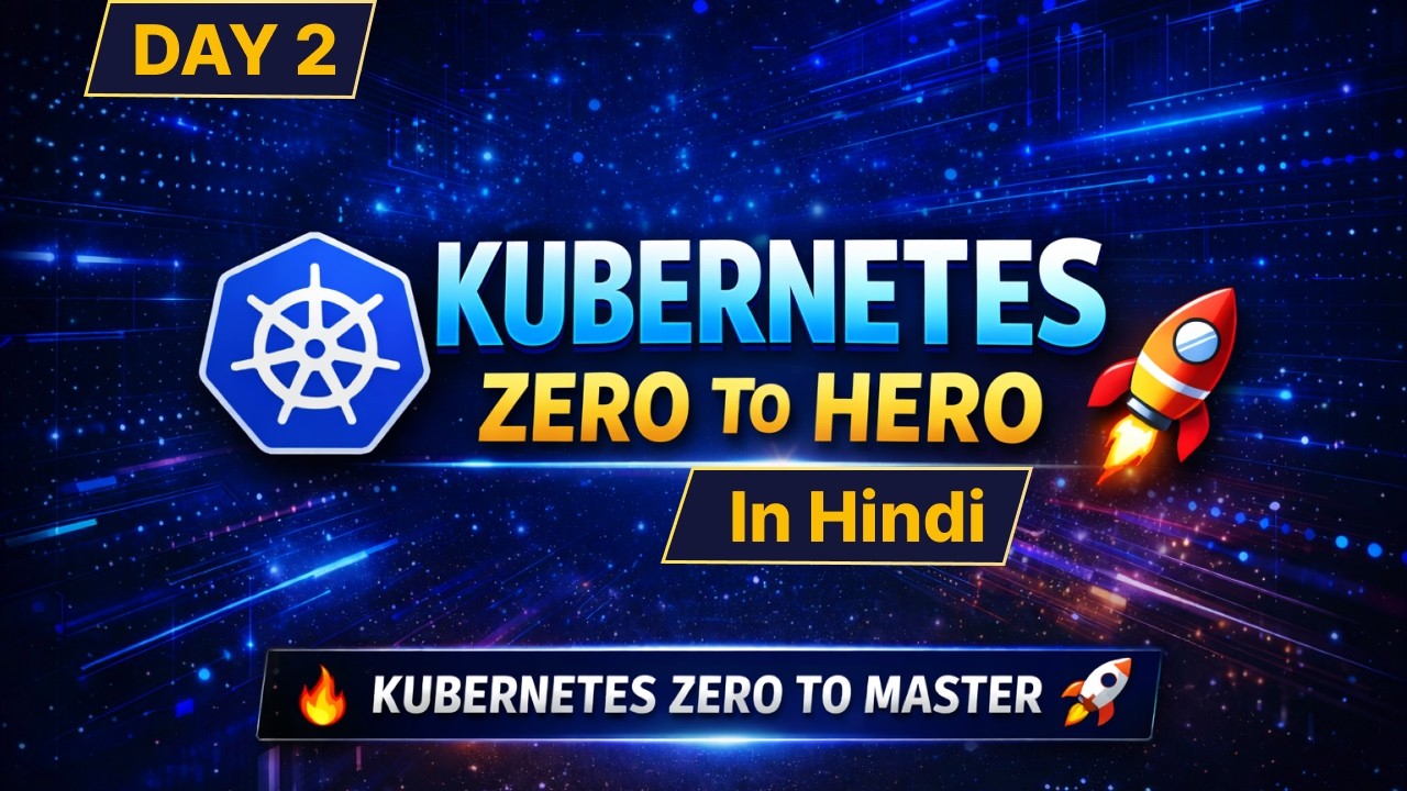 Day 2 Kubernetes Architecture in Hindi | Master & Worker Node Explained