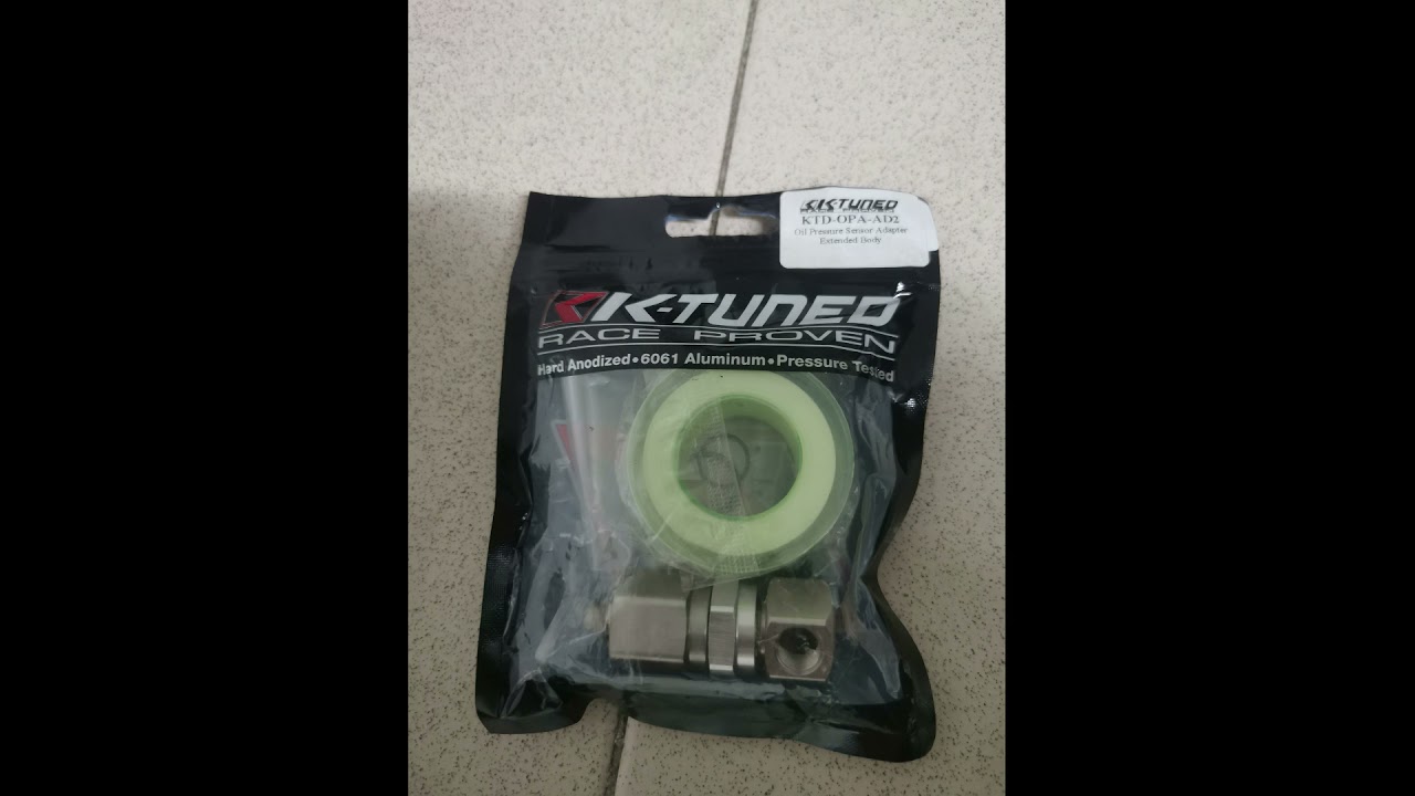 Ktuned oil pressure adapter k series
