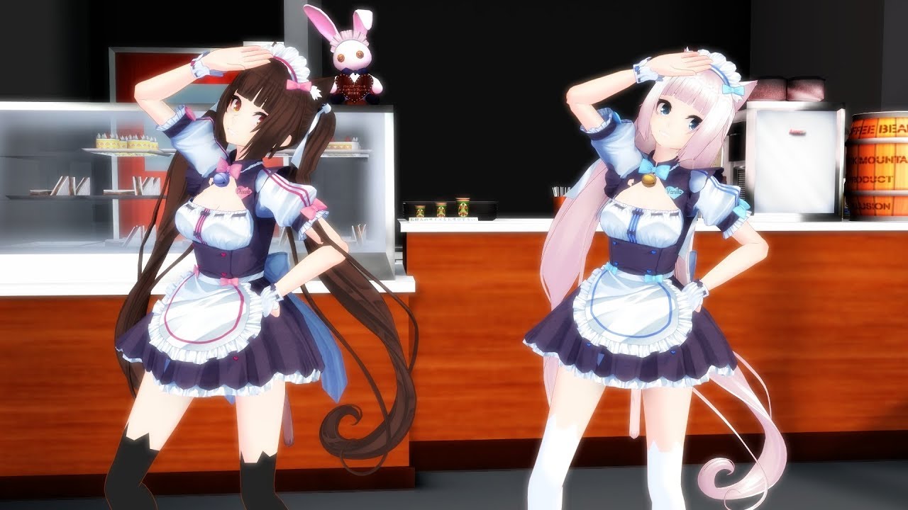 【MMD】 Chocola & Vanilla - Nekomimi Switch 【1080p | 60fps】