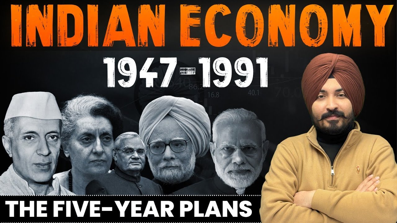 Indian Economy 1947-1991 | Five-Year Plans |  Parcham Classes