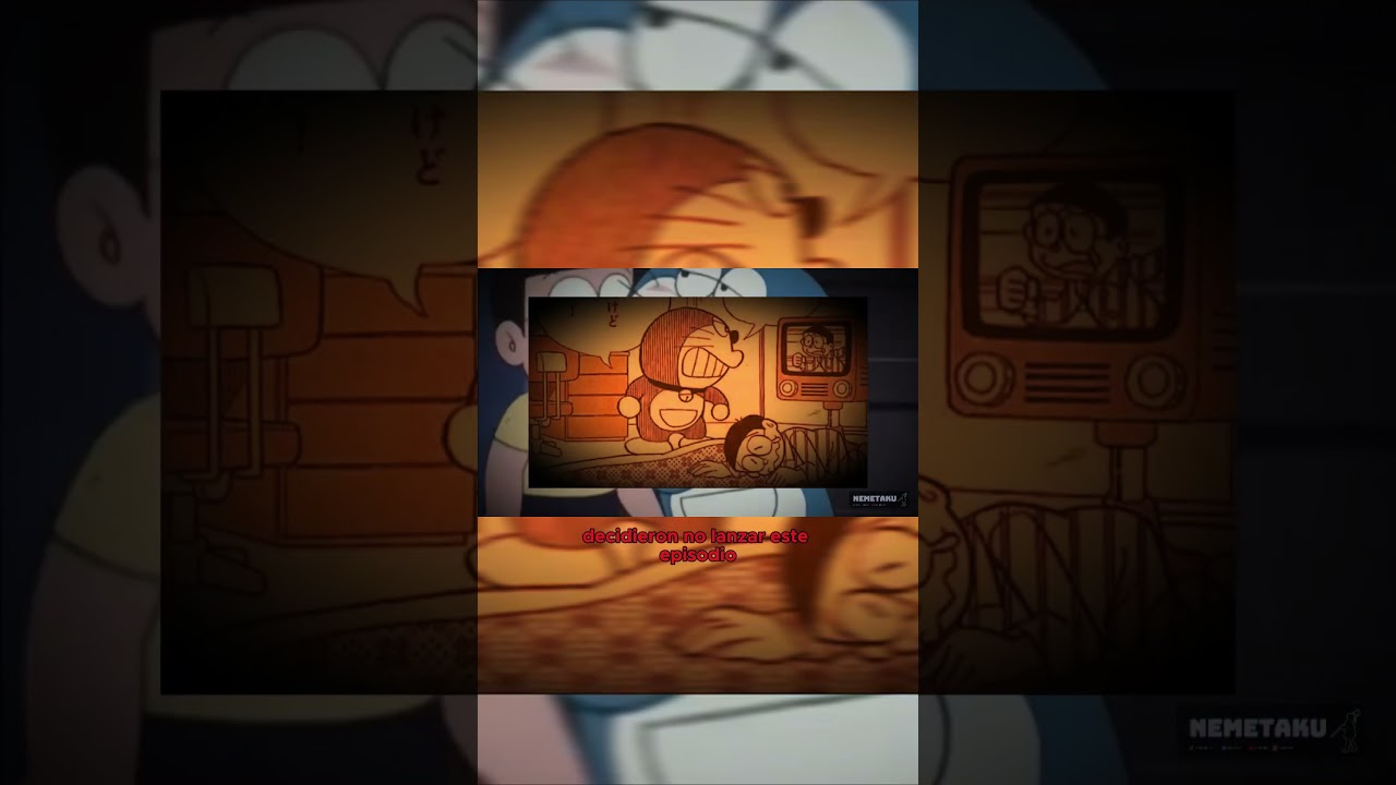 El episodio prohibido de Doraemon 👹 😺 #doraemon #anime #terror #spooky #creepypasta #fyp