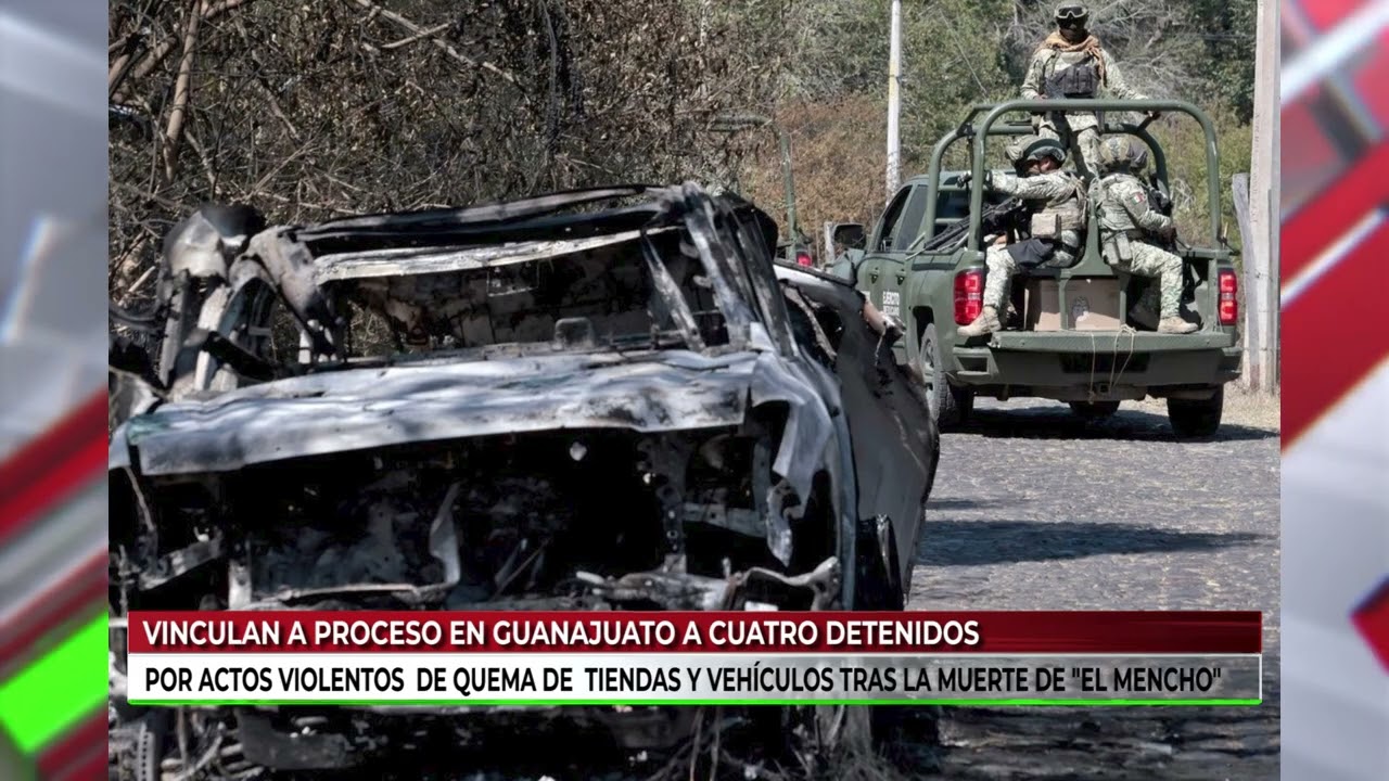 Vinculan a proceso a cuatro detenidos por actos violentos.