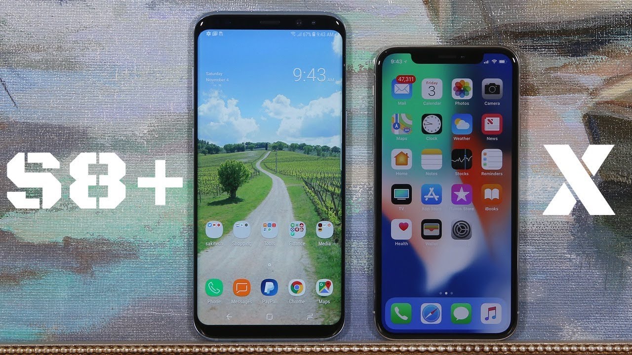 iPhone X vs Samsung Galaxy S8+ Full Comparison