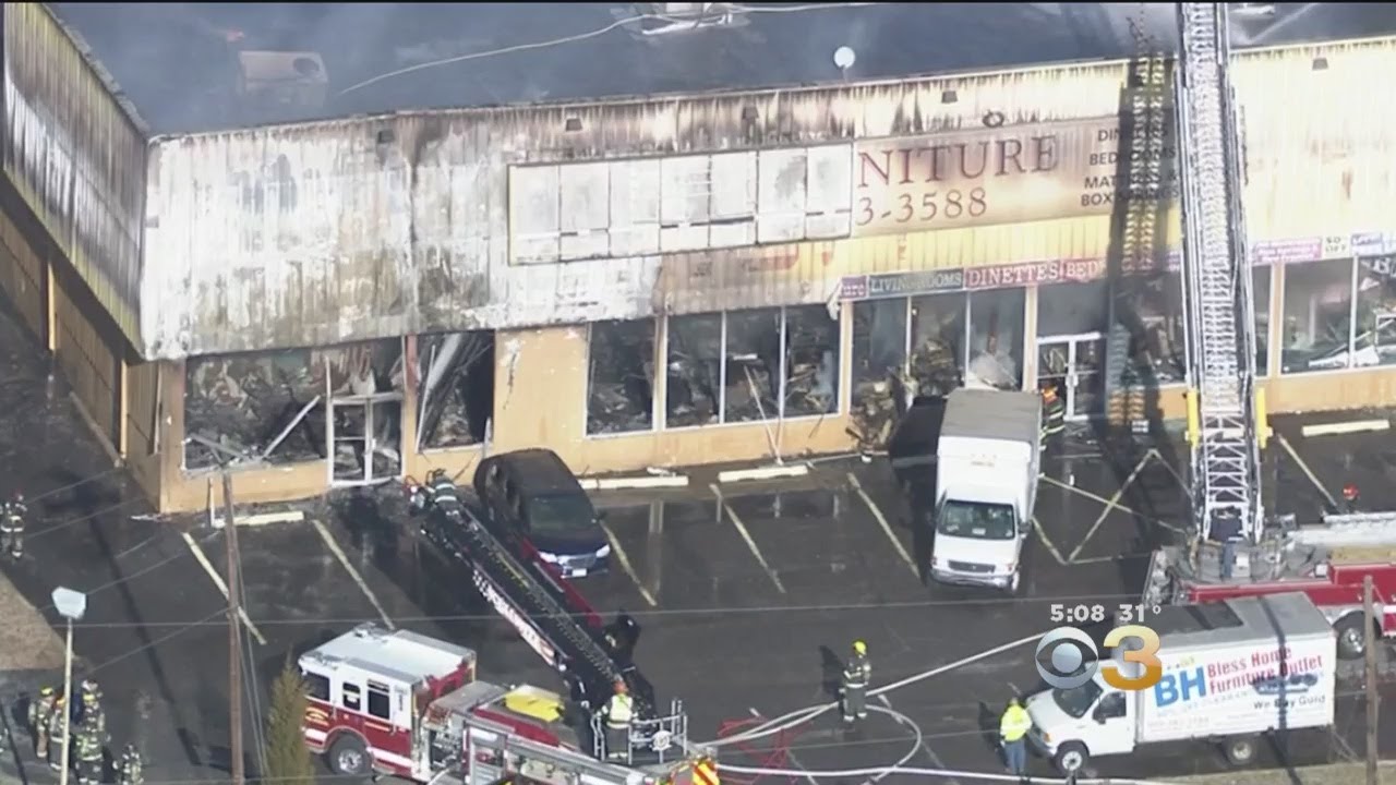 Fire Rips Through Furniture Store In Egg Harbor Township