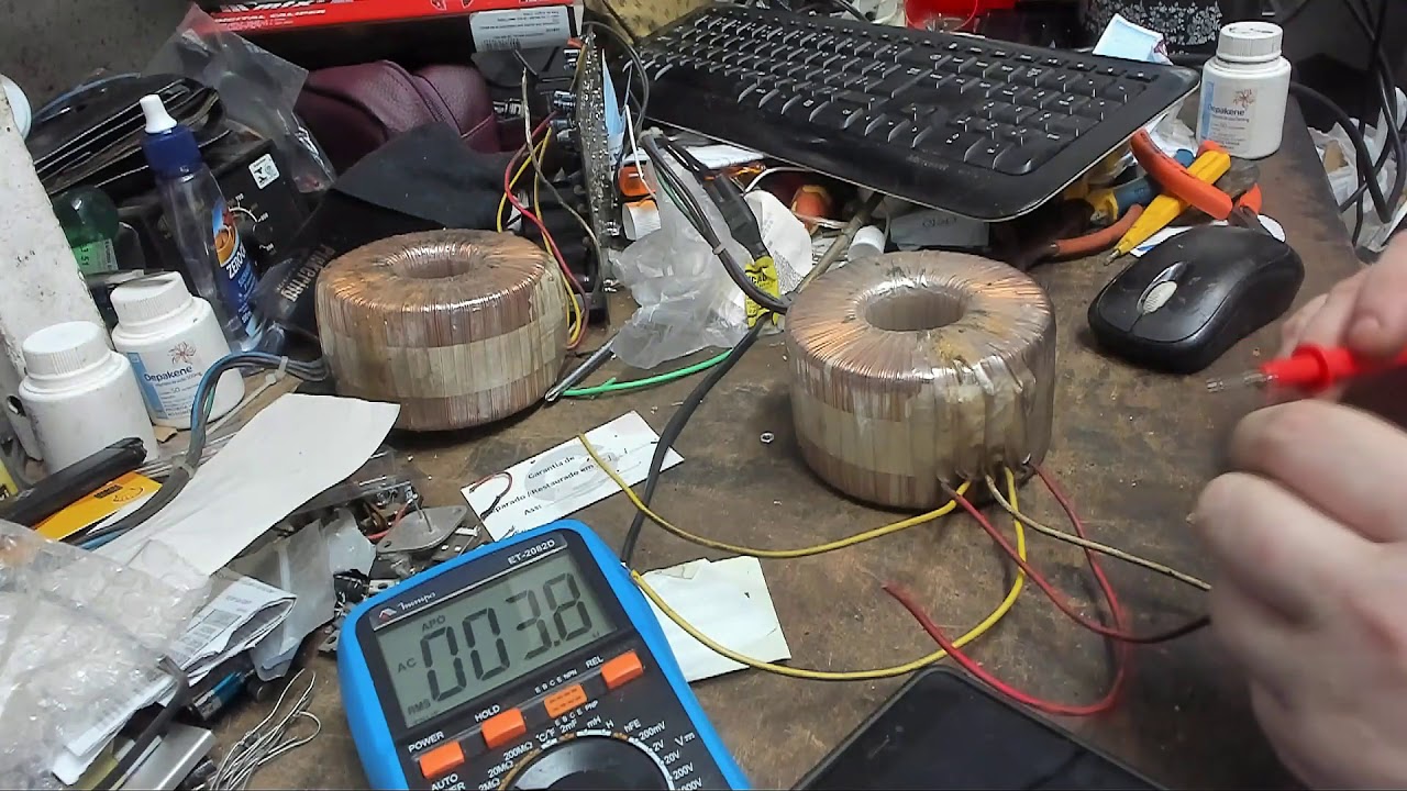 Teste de Secundario do Transformador da PA1800