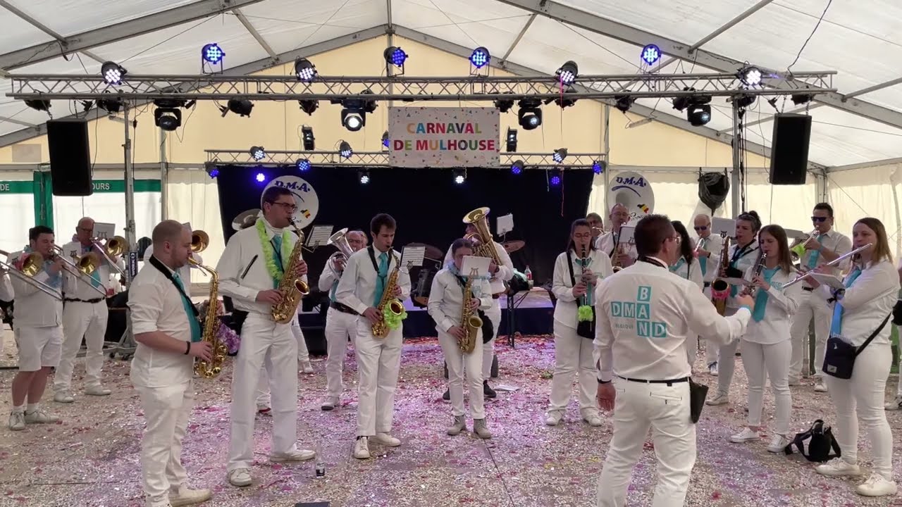 Dma Band   Carnaval de Mulhouse dimanche 6 mars, Medley Johnny Hallyday