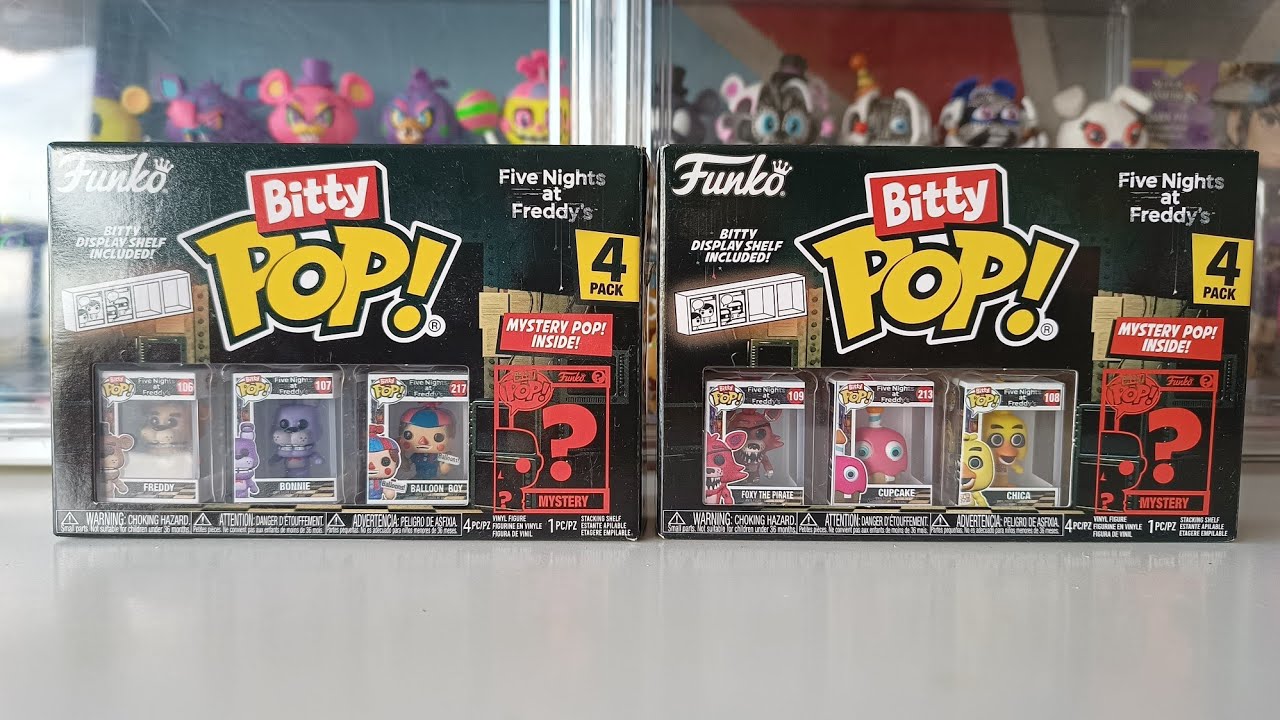 Unboxing NUEVOS BITTY POP FNAF | Funko