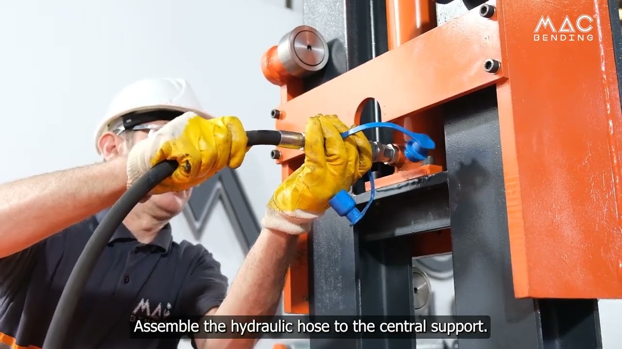 SBM Hydraulic 4-Roll Plate Bending Machines Installation and Training