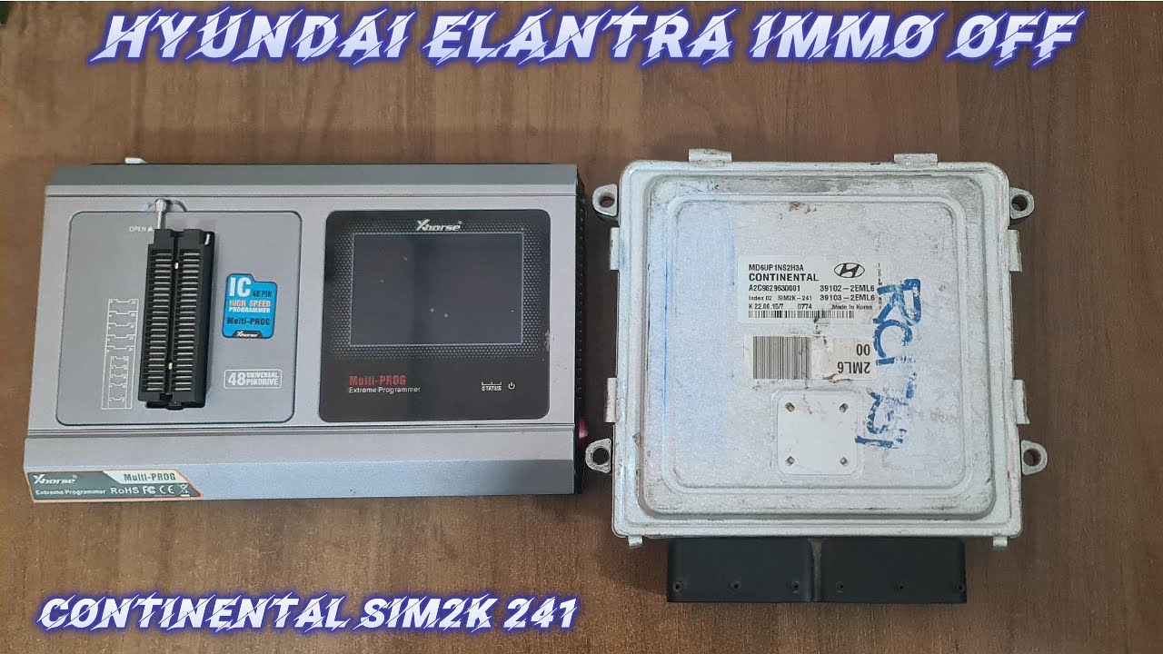 HYUNDAI AND KIA SIM2K ECU IMMO OFF