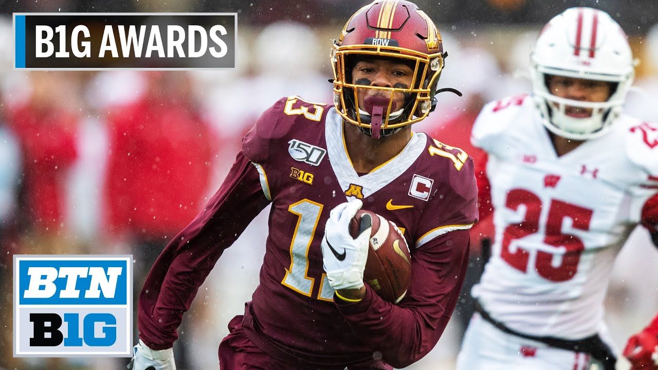 B1G Wide Receiver of the Year: Minnesota WR Rashod Bateman | B1G Football