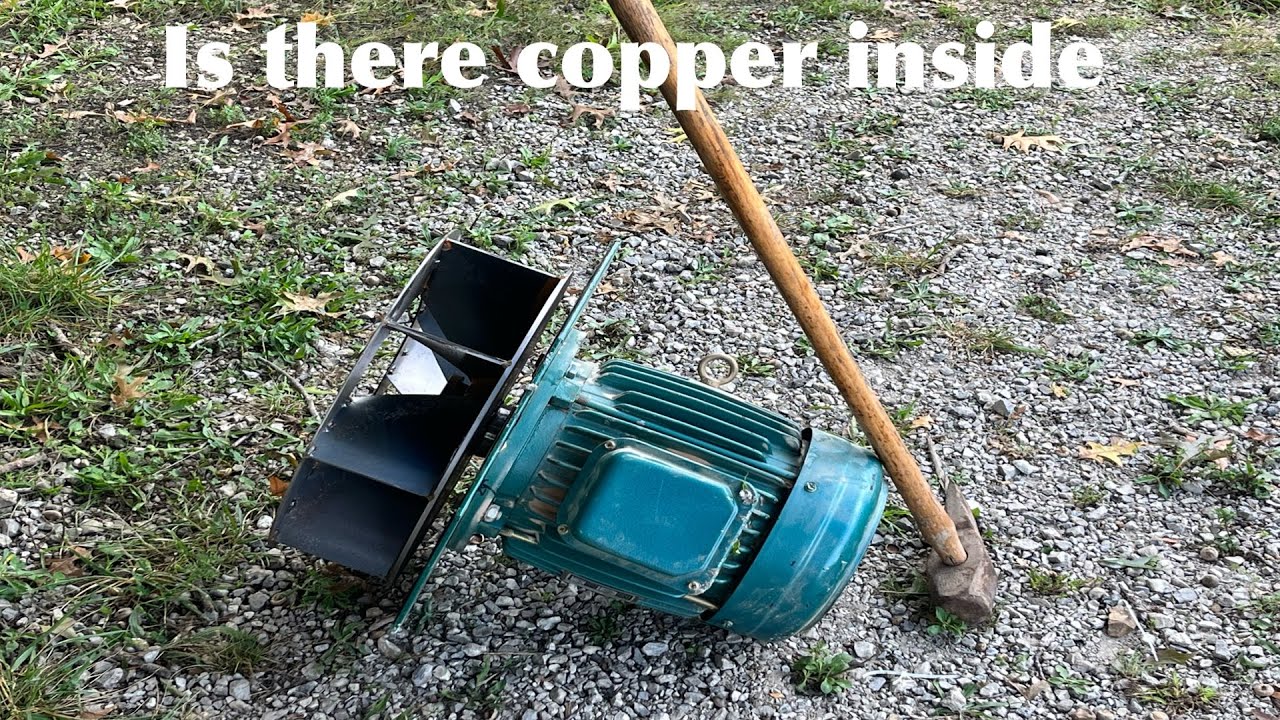 Scrapping a very large electronic motor