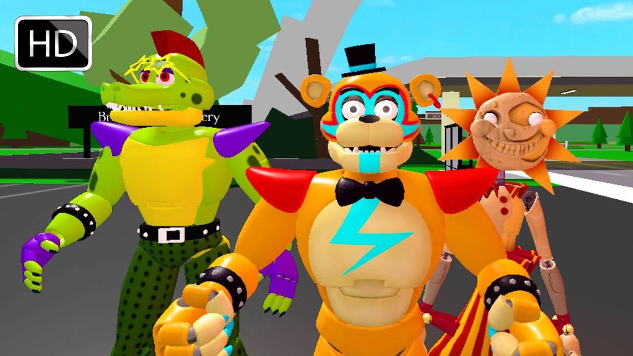 Roblox Brookhaven 🏡RP FNAF Security Breach (Scary Full Movie)