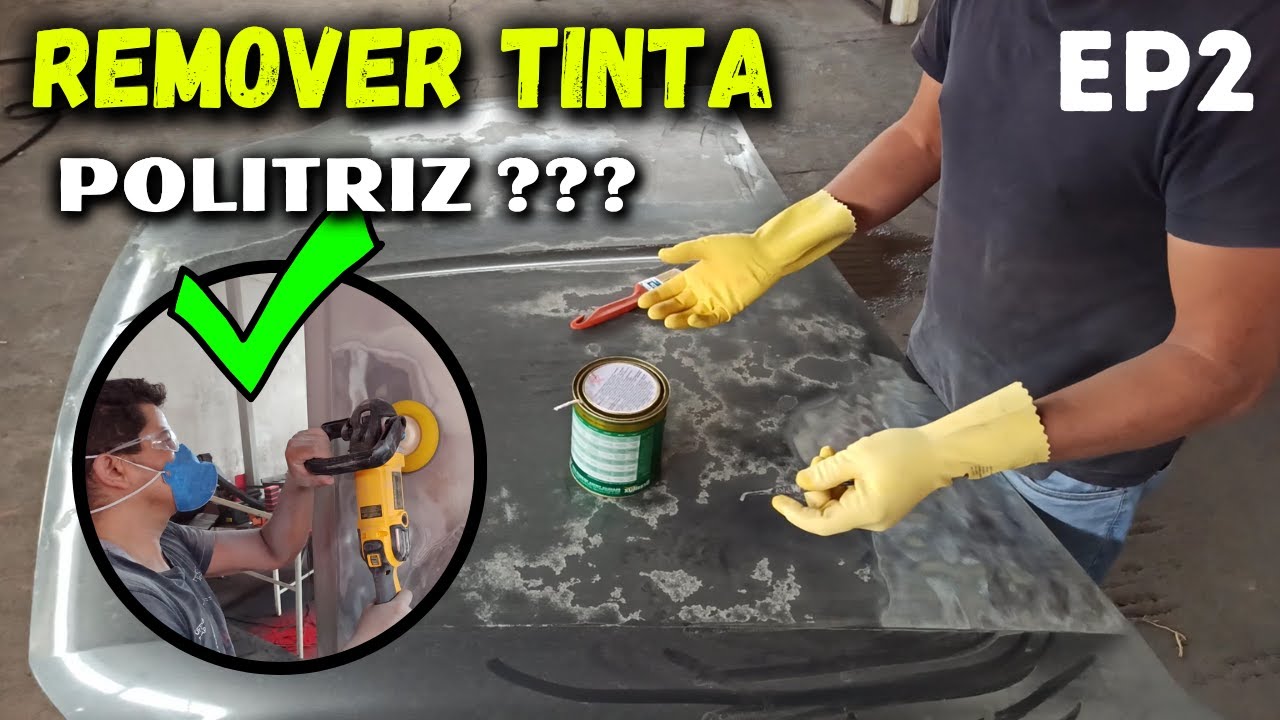 Removendo toda a tinta de carro com a politriz e como aplicar o removedor de tinta | F-250 | EP 02