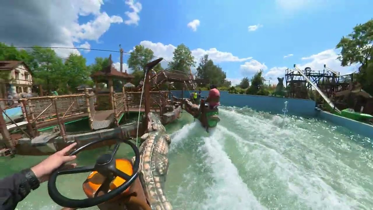 Kroko Rodeo(Jetski) Onride Freizietland Geiselwind 2023- 4K