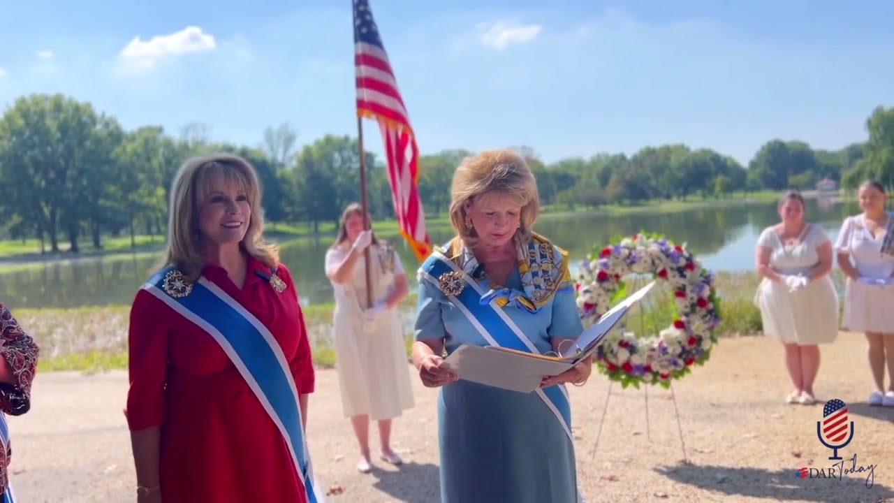 DAR - Wreath Laying at the 56 Signers Memorial, Oct 2023