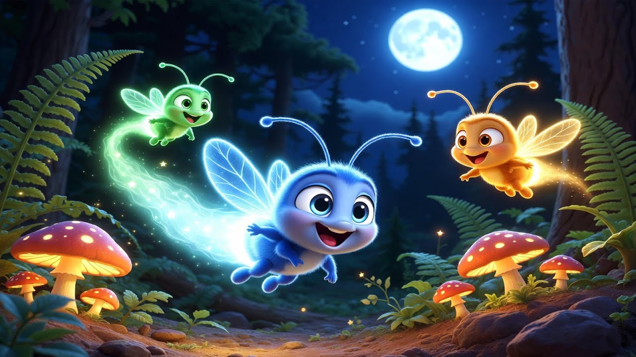The Happiest Little Firefly in the World | Most Magical Song in the Forest | Kids Jungle Show