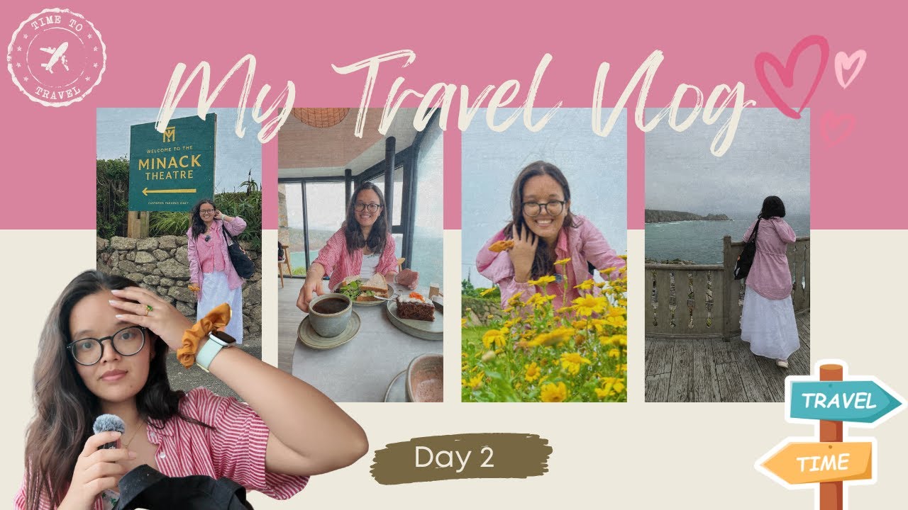 Minack Theatre koiba chatlure ngasidi || yamna nungairakae || Day 2 in Cornwall Vlog