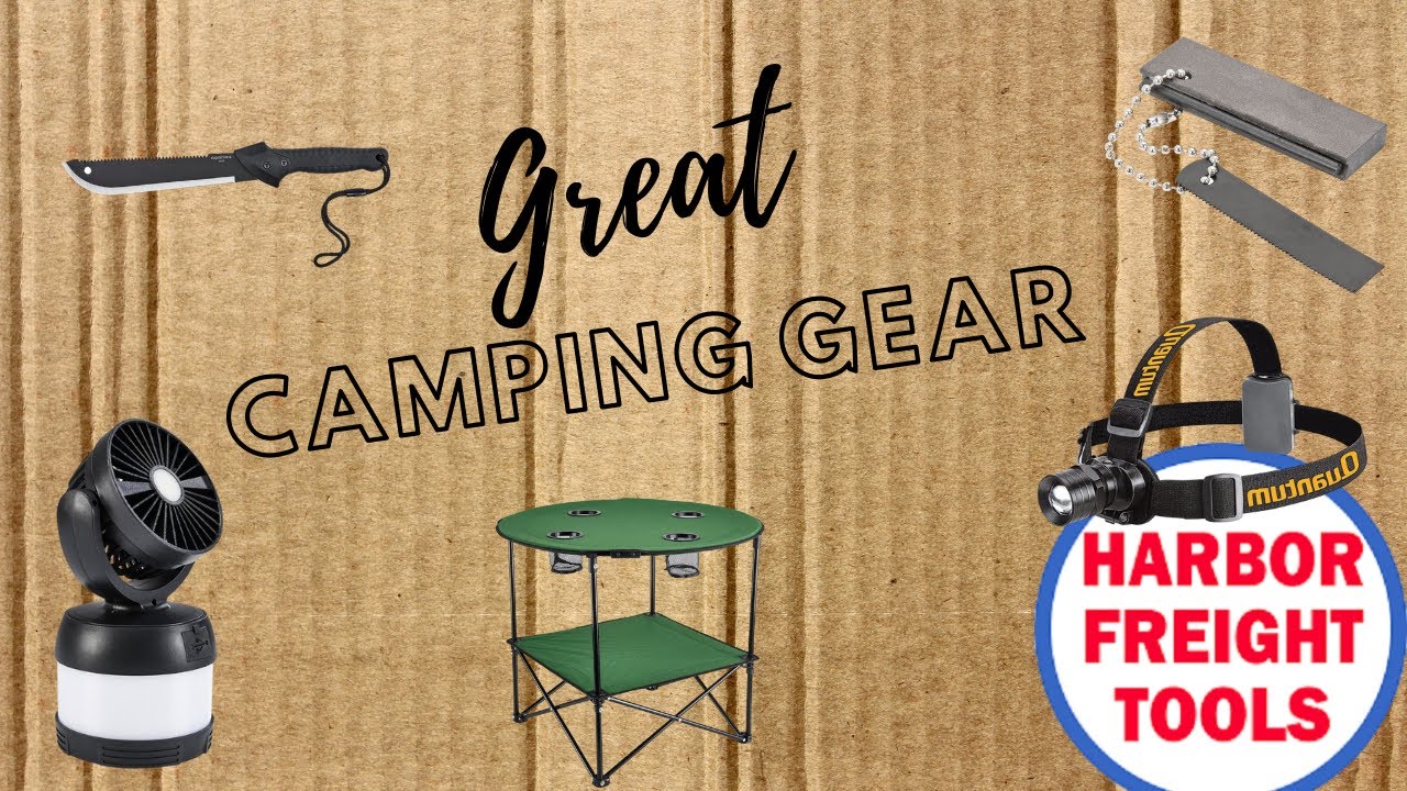 Cheap Harbor Freight Camping Equipment