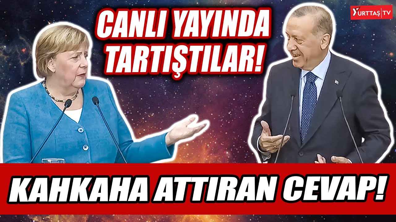 Merkel ile Erdoğan arasında 'başkanlık sistemi' tartışması! Erdoğan'ın cevabı kahkaha attırdı!
