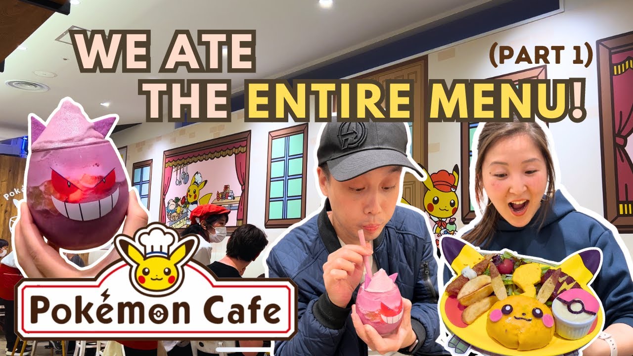 Eating Lunch and Dinner (Part 1) at POKEMON CAFE OSAKA! Is It Worth It?
