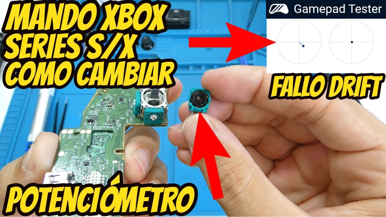Mando Xbox Series S/X Como Cambiar Potenciómetro // Elimina Fallo Drift Paso a Paso