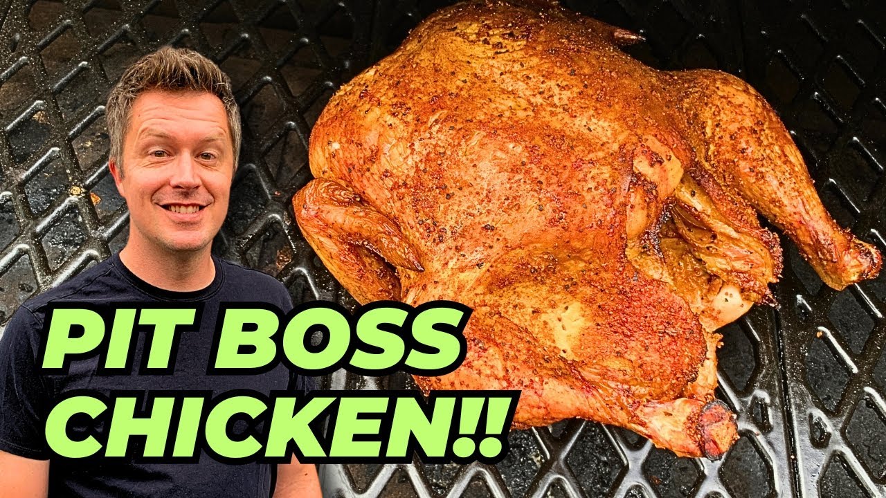 КОПЧЕНАЯ ЦЕЛАЯ КУРИЦА на пеллетном гриле Pit Boss! | ХРУСТЯЩАЯ КОЖУРА!!!