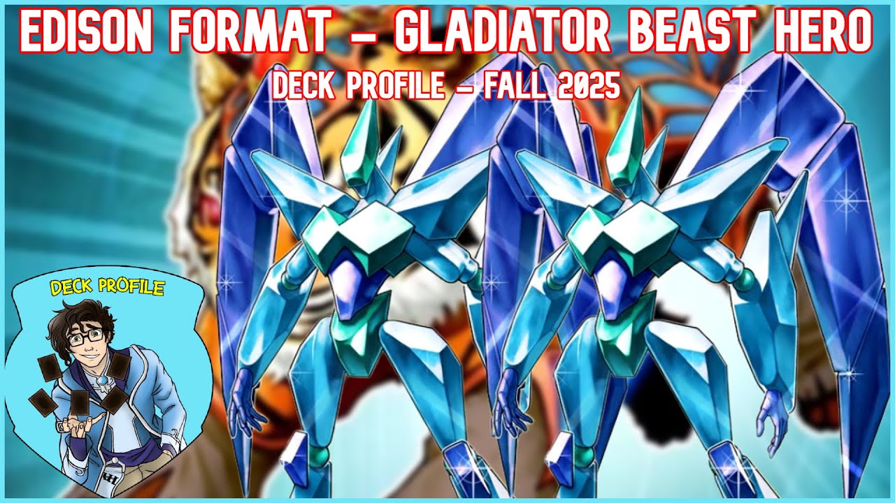 Edison Format || Gladiator Beast HERO 🦸🏻 || Deck Profile Time Wizard Yu-Gi-Oh!