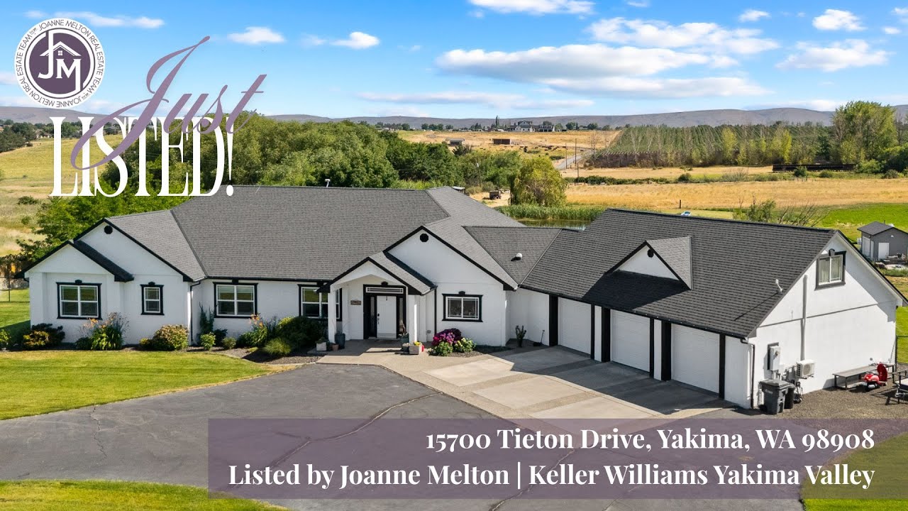 🎥 Luxury Country Living in Yakima, WA | 4-Bed 2.5-Bath Home on 1.65 Acres w/ Mt. Rainier Views