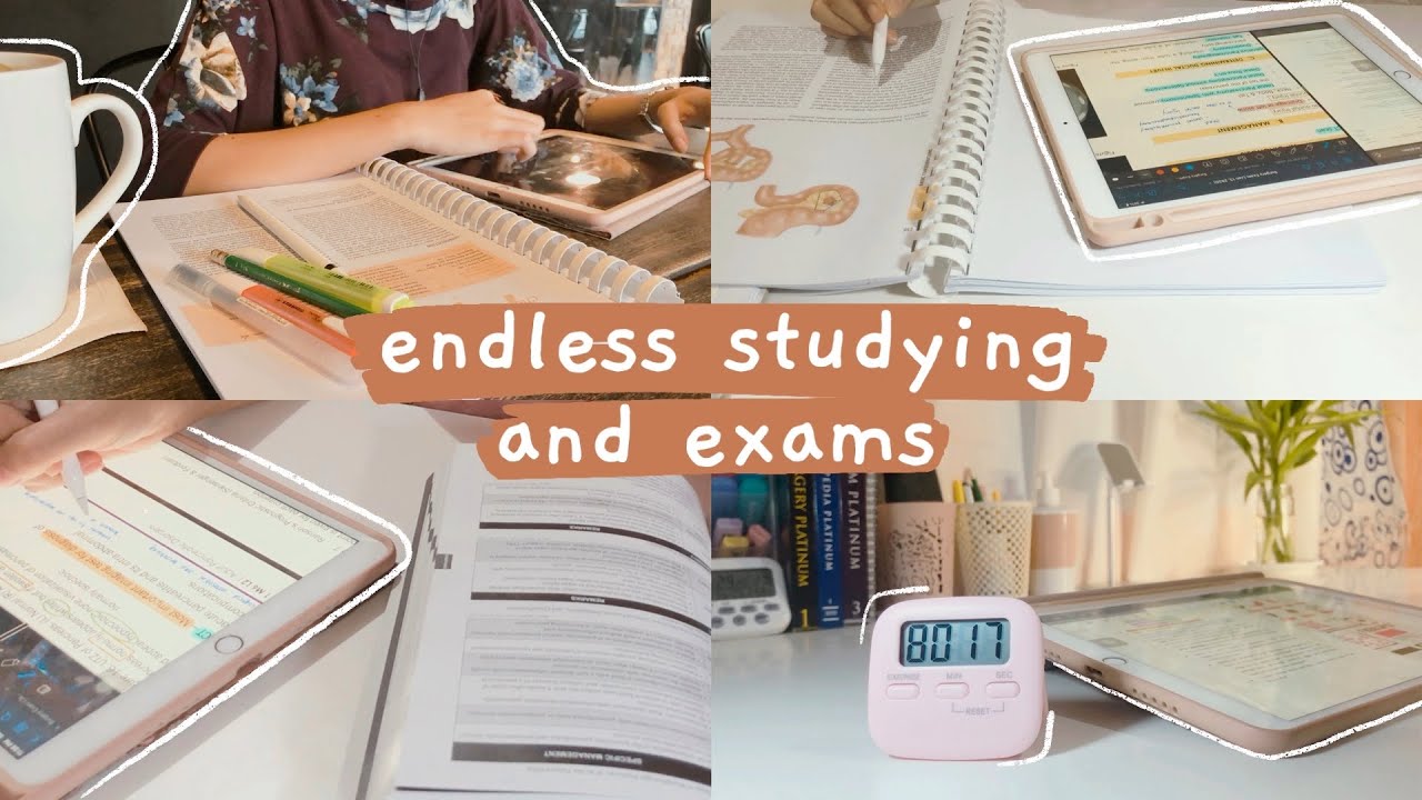 endless studying and exams ☕️ // med student vlog ph