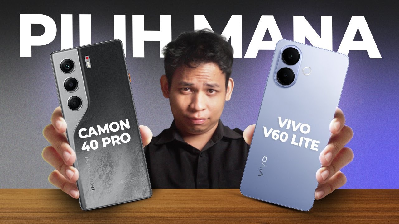 Bandingin Kamera Tecno Camon 40 Pro 5G vs Vivo V60 Lite 5G