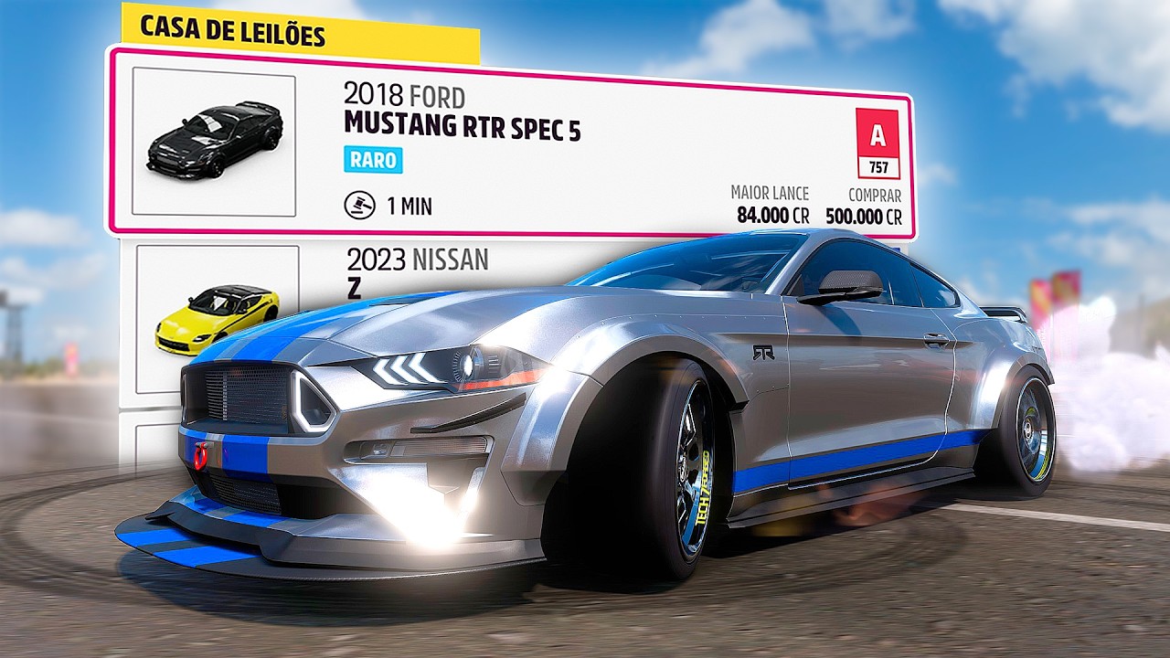 Comprando o PRIMEIRO CARRO do Leilão que aparecer e LEVANDO PARA MODO ONLINE | Forza Horizon 5