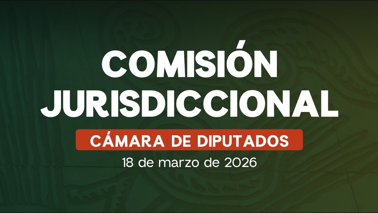 🔴Reunión de la Comisión Jurisdiccional de la Cámara de Diputados - 18/03/2026