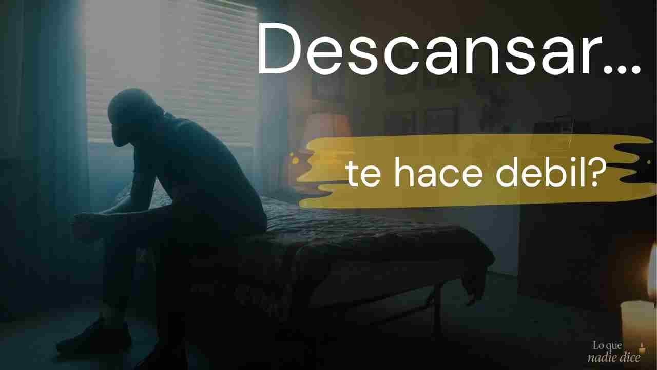 ¿Por qué DESCANSAR me hace sentir MAL?