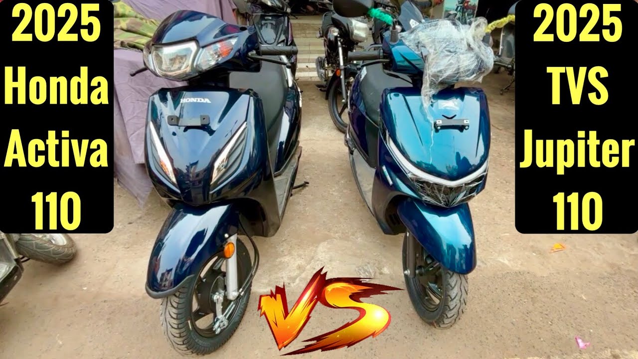 2025 New Honda Activa 110 Vs 2025 New TVS Jupiter 110 Comparison | Which One To Buy?