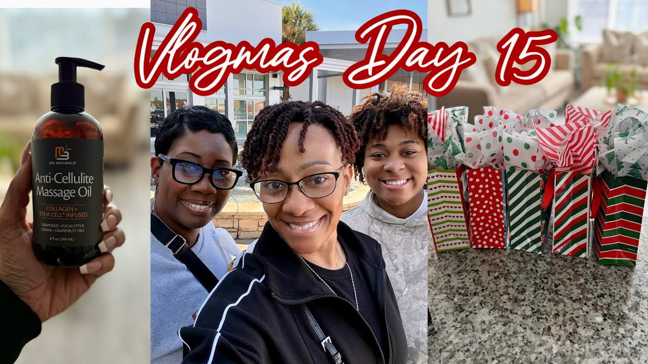 VLOGMAS DAY 15 | HANGING WITH CAM & JUJU | QUICK MALL RUN | LUNCH CHAT | MAKING CLASS GIFT BAGS