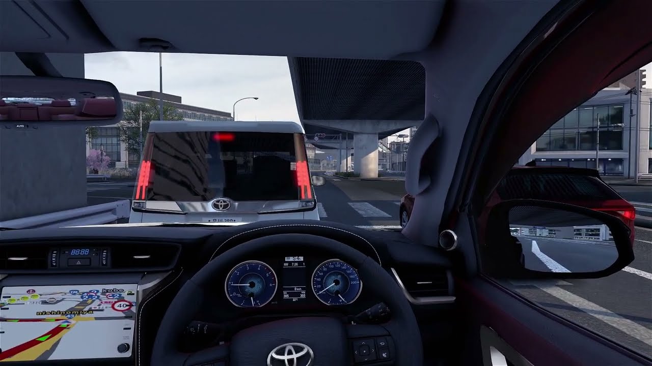 ETS2 - Morning drive on Toyota Fortuner to Tokushima | Fast Driving