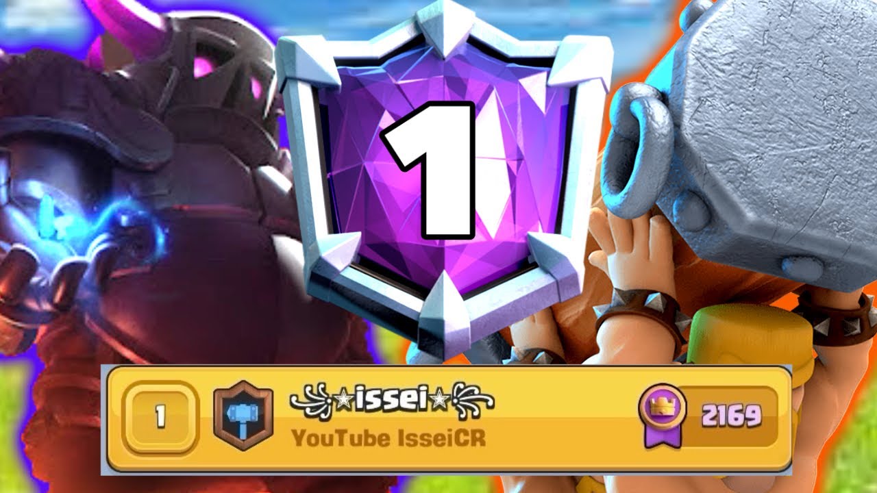 Top1 IN THE WORLD to Top1☺️with PEKKA BRIDGE SPAM deck☺️-Clash Royale