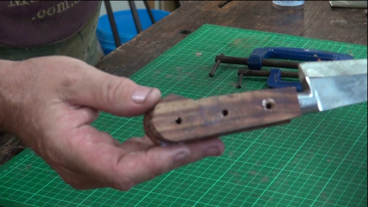 Making Kitchen Knife Handle from Scratch Pt 2 of 2