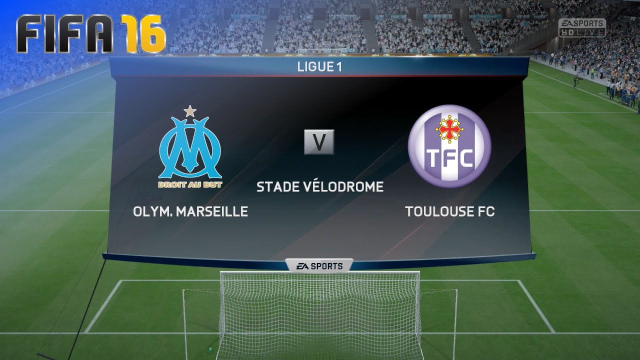 FIFA 16 - Olympique de Marseille vs. Toulouse FC @ Stade Vélodrome (Season '16/'17)