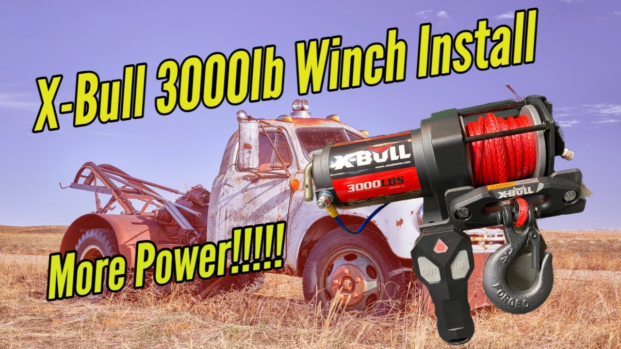 XBull 3000 lb Winch Installation
