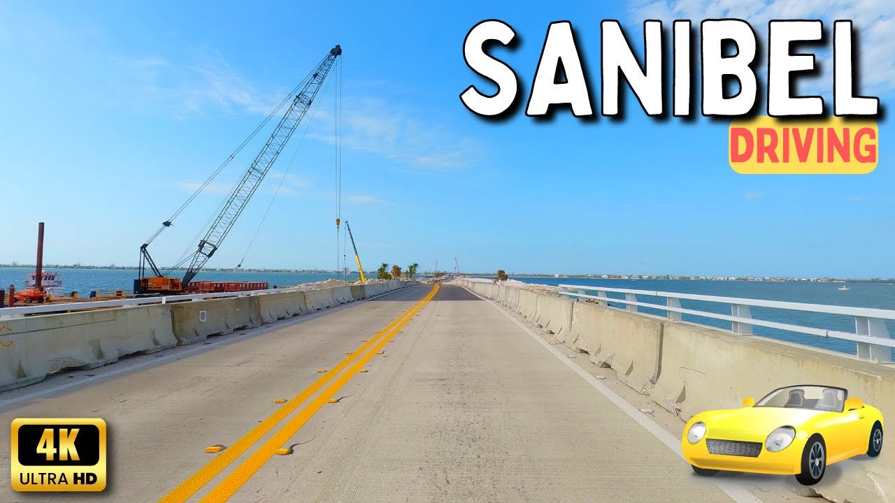 Sanibel Island Florida Driving Though