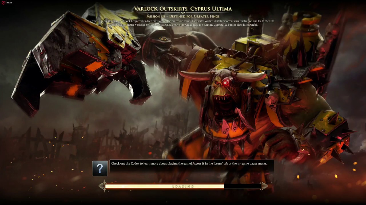 Dawn Of War 3 Campaign Hard difficulty Mission 2 (Orks) No commentary