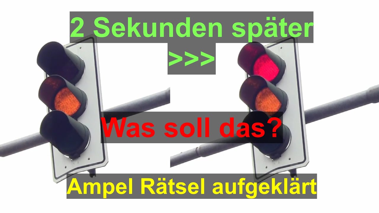 2 Sekunden Rotphase? Wie geht denn das? | Ampel Rätsel aufgeklärt Folge 4 (ReEdit 2025)