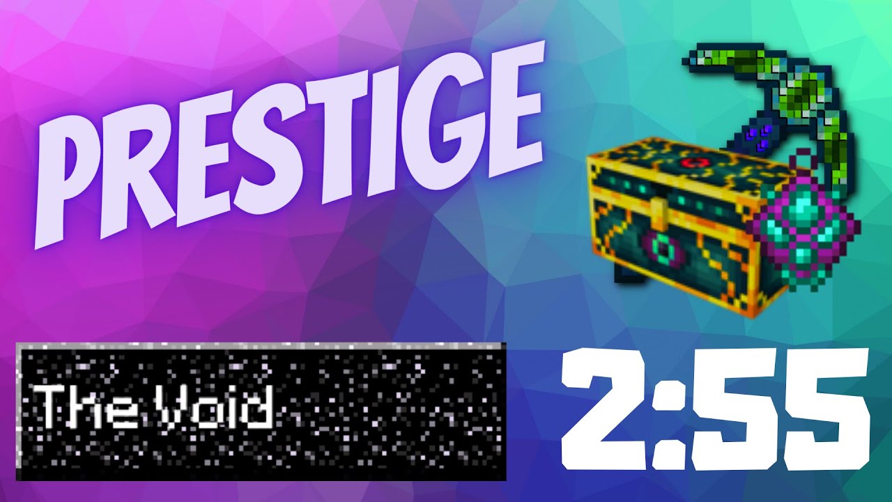 Full PRESTIGE in 3 Minutes in PICKCRAFTER (Old World Record!)