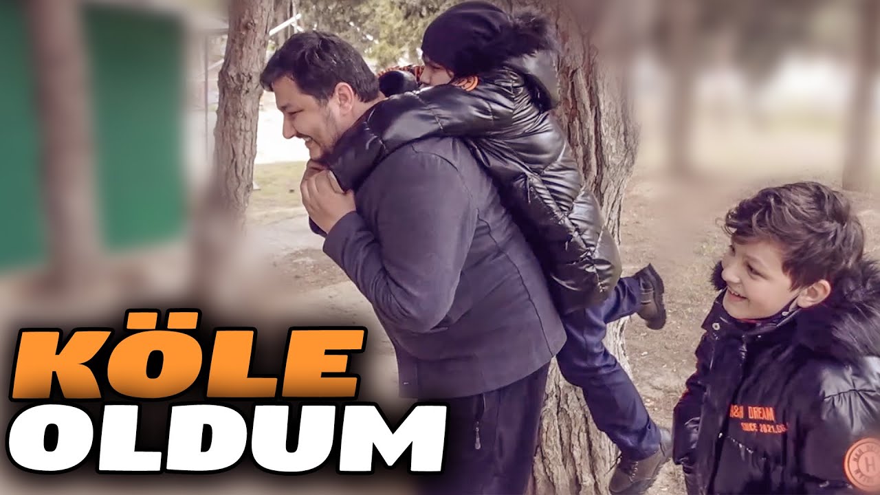 OĞULLARİMİN BİR GÜNLÜK KÖLESİ OLDUM