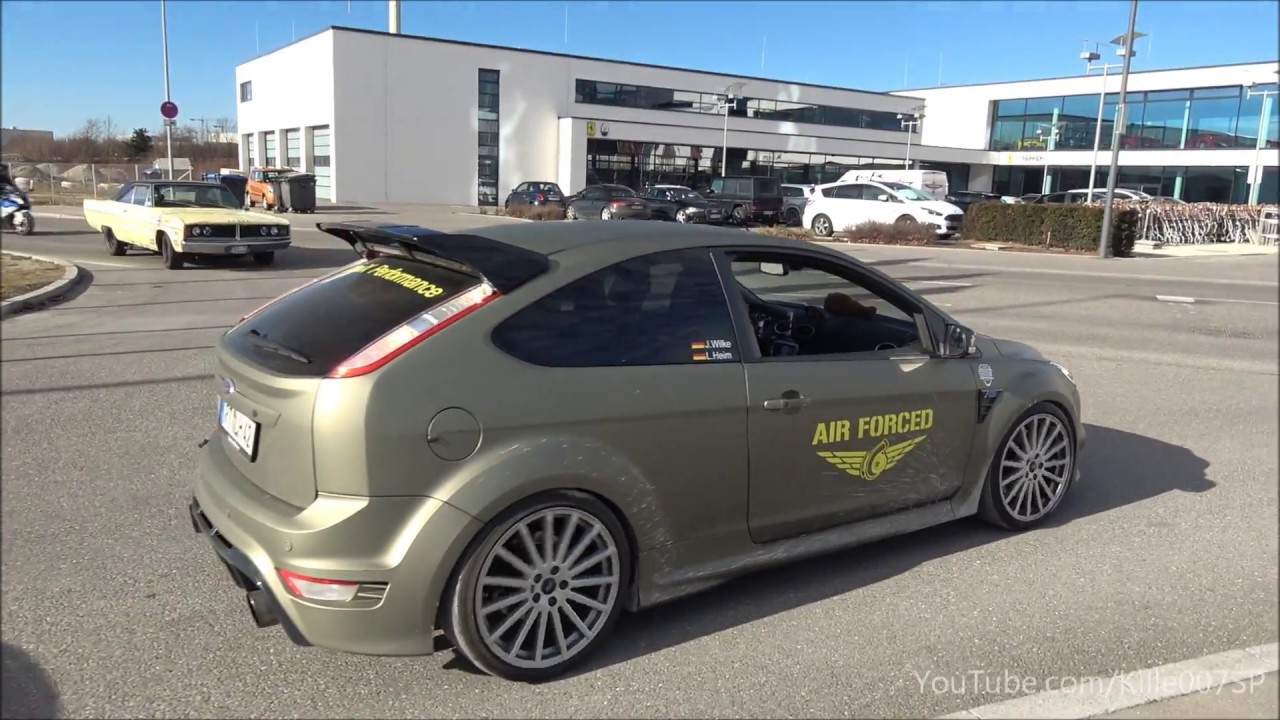 Ford Focus RS MK2 revs & lovely sounds 1080p